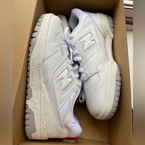 Brand new new balance 550 - white, women's size 8.5 (men's 7)